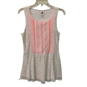 One September Anthropologie Womesn Size Small Multicolor Crochet Peplum Blouse